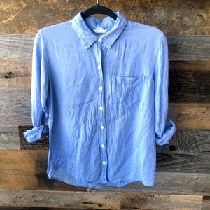 Club Monaco, linen chambray button down, xs